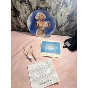 Marilyn Monroe curtain call Delphi collector plate‎ with hanger